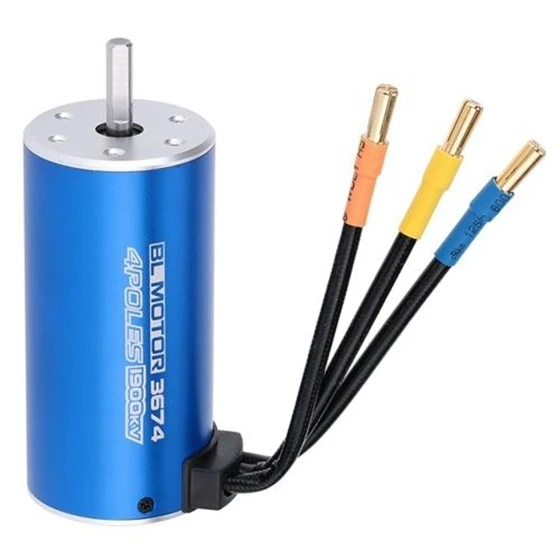 

Hot Blue 3674 4 Poles 1900KV Sensorless Brushless Motor