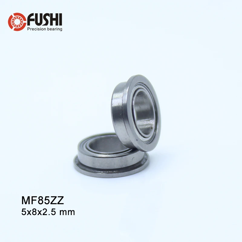 MF85ZZ фланцевый подшипник 5x8x2,5 мм ABEC-1(10 шт.) миниатюрные фланцевые MF85 Z zz, шариковые подшипники