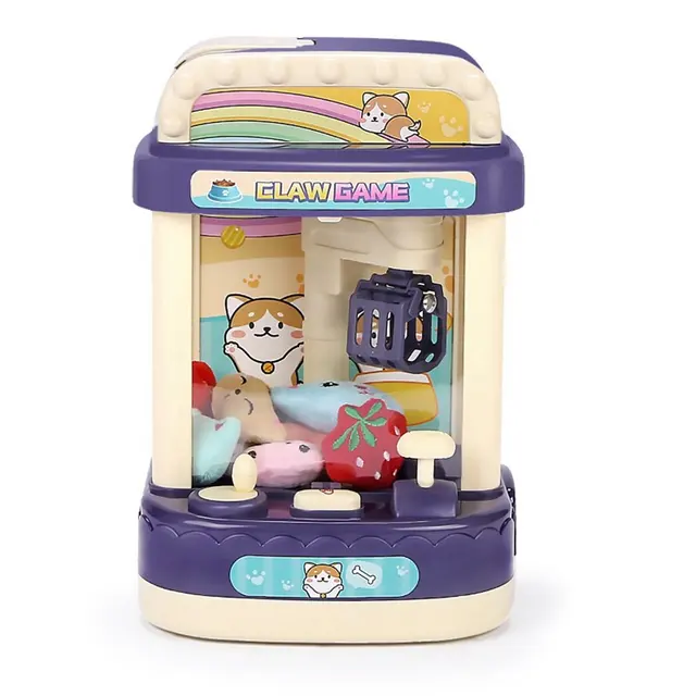 Kids Arcade Console Mini Claw Machine Game With Joystick Toys Vending Machine Candy Grabber Plush Dolls Gifts For Children 2