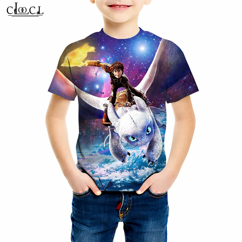 Anime Movie How To Train Your Dragon T Shirt Family Fitted 3D Print Cute Boy Girl T-shirts Short Sleeve Kid Casual Pullovers M42 Anime Movie How To Train Your Dragon T Shirt Family Fitted 3D Print Cute Boy Girl T-shirts Short Sleeve Kid Casual Pullovers M42