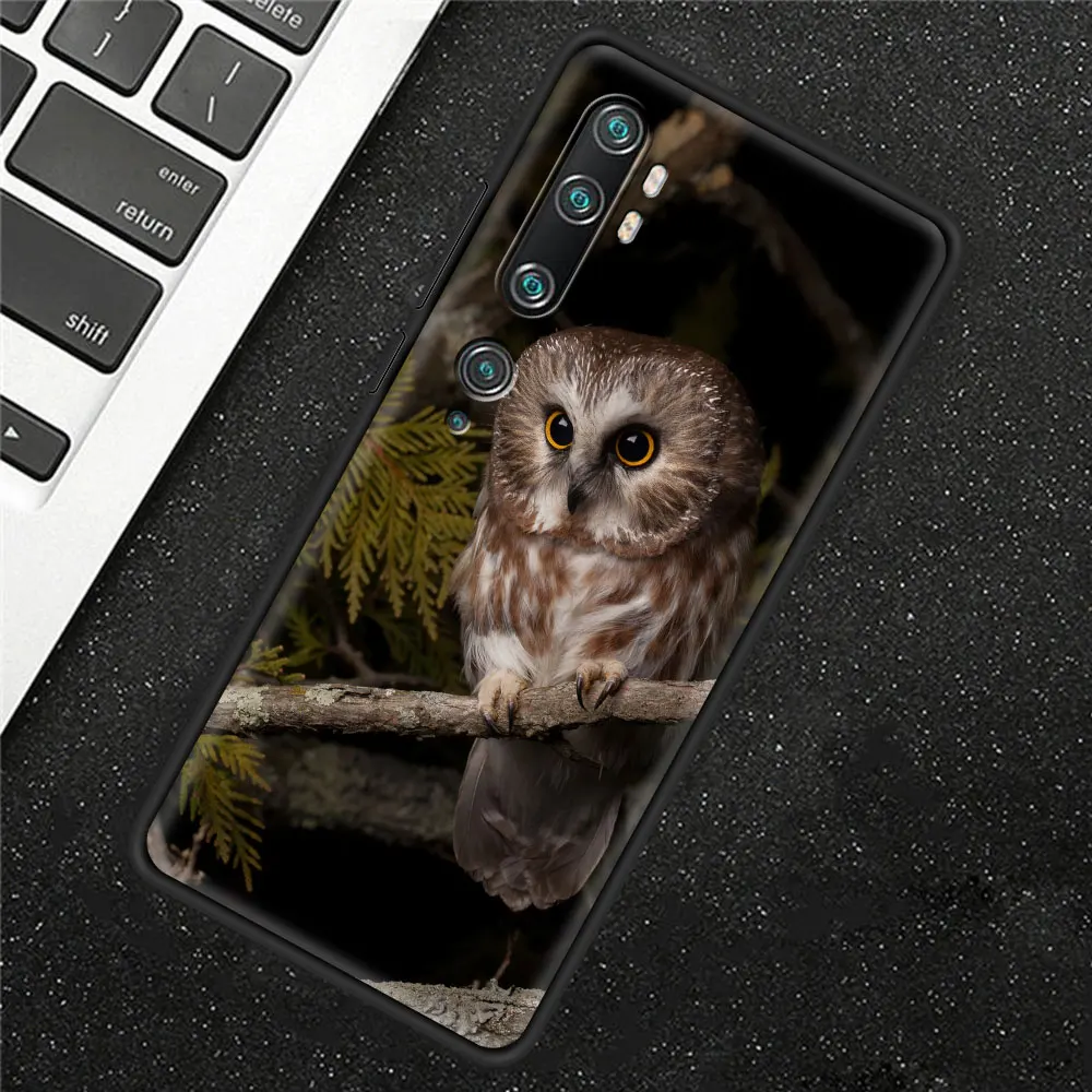 Adorable Baby Owl and Fox Cartoon Phone Case
