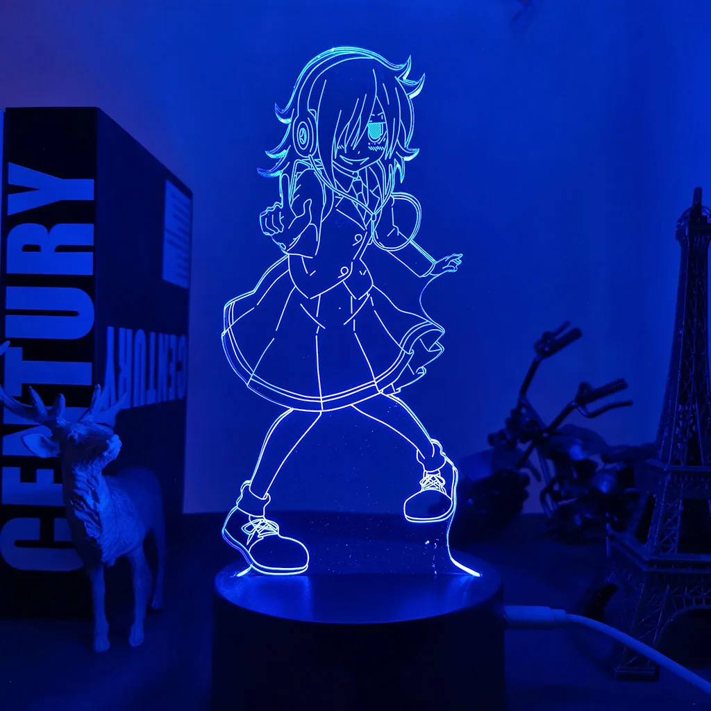 night lamp for bedroom wall Anime Led Night Light No Matter How I Look At It Tomoko Kuroki for Bedroom Decorative Light Birthday Gift Manga Lamp WataMote led night light