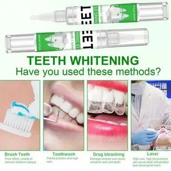 

ALIVER Teeth Whitening Pen Cleaning Serum Remove Plaque Whiten Pen Tools Stains Whitening Hygiene Tooth Teeth Oral Dental R9Y6