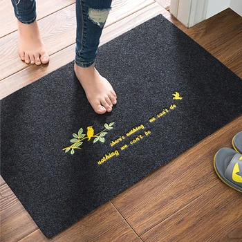 

Dirty-proof Nonslip Doormat Free Cutting Entrance Mat Washable Floor Mat for Living Room Kitchen Rug Thin Foot Pad for Bathroom