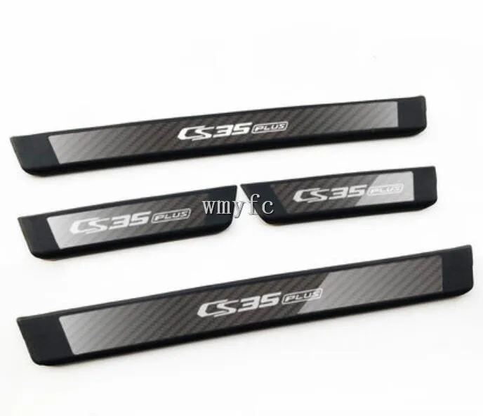 

High-quality stainless steel Plate Door Sill Welcome Pedal Car Styling Accessories 4pcs/set for changan cs35 plus 2019 2020