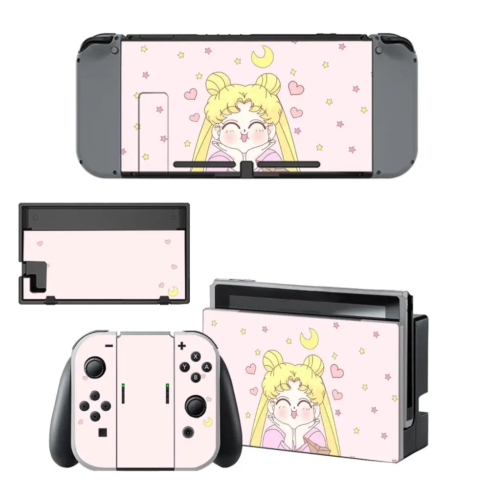 Виниловая наклейка с аниме Девушка Сейлор Мун для Nintendo doswitch наклейки s Switch