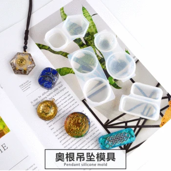 

Orgen Pendant Mold DIY Crystal Epoxy Resin Mold Glossy Diamond Cut Round Pendant Mold For Jewelry Making
