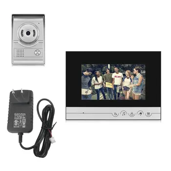 

XSL-V70R-L+ 15V Wired Visual Doorbell Video Intercom 7 Inch TFT-LCD Door Phone Infrared Night Vision Doorbell Home Security