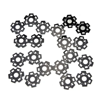 

20pcs/lot 1W 3W 5W Heat Sink LED Aluminum Base Plate PCB Board Substrate 20mm Star Kit DIY Cooling Heat sink Wholesale