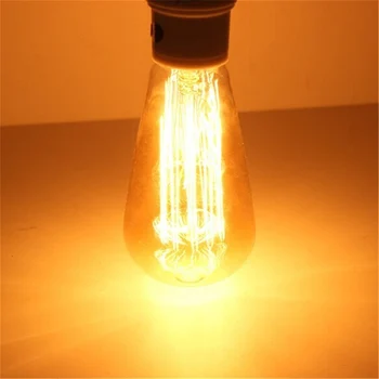 

Retro ST64 Edison Bulb 110V E26 60W Incandescent Bulbs Vintage Filament Bulb Tungsten Edison Light HUG-Deals