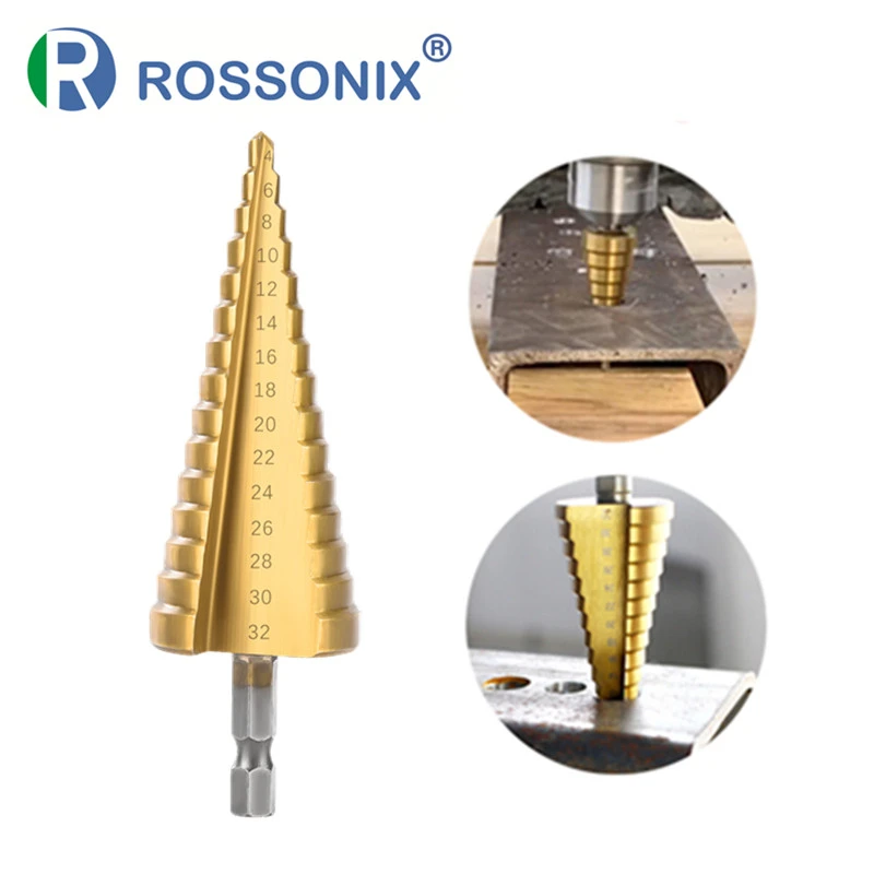 Cone Drill Bit 01 High Speed Steel for Metal for Wood Step Drill Bit 