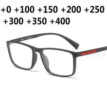 Новинка TR90 Ультра-легкие Мультифокальные линзы очки для чтения мужские модные полуобода модные очки Квадратные диоптрические очки NX