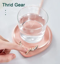 

New Heated Coaster Portable USB Coffee Mug Cup Warmer Office Constant Temperature Insulation Pad Electric Beverage Heating Pad