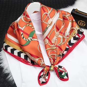 

YHFJ9090 New Fashion 15 colors Summer Square Thin Joker Shawl Women 100% Silk Scarf