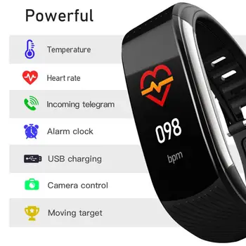 

Android iOS smart bracelet heart rate blood pressure sleep monitoring Bluetooth sports can call