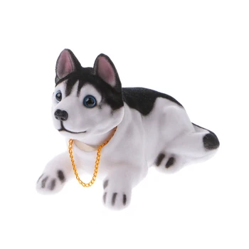 

Car Styling Ornament Shaking Nodding Head Dog Doll Cute Bobblehead Auto Interior