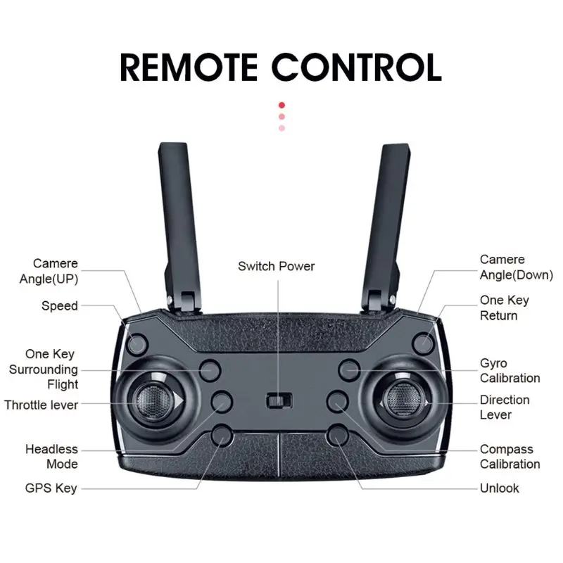 Дрон XD101 1080P 4K WiFi FPV Дрон однокнопочный возвратный Квадрокоптер RC вертолет