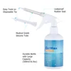 500/300ml Ear Cleaner Kit for Adults Kids Spiral Ear Wax Remover Plastic Water Irrigation Bottle Ear Care Washing Safety Squeeze 6