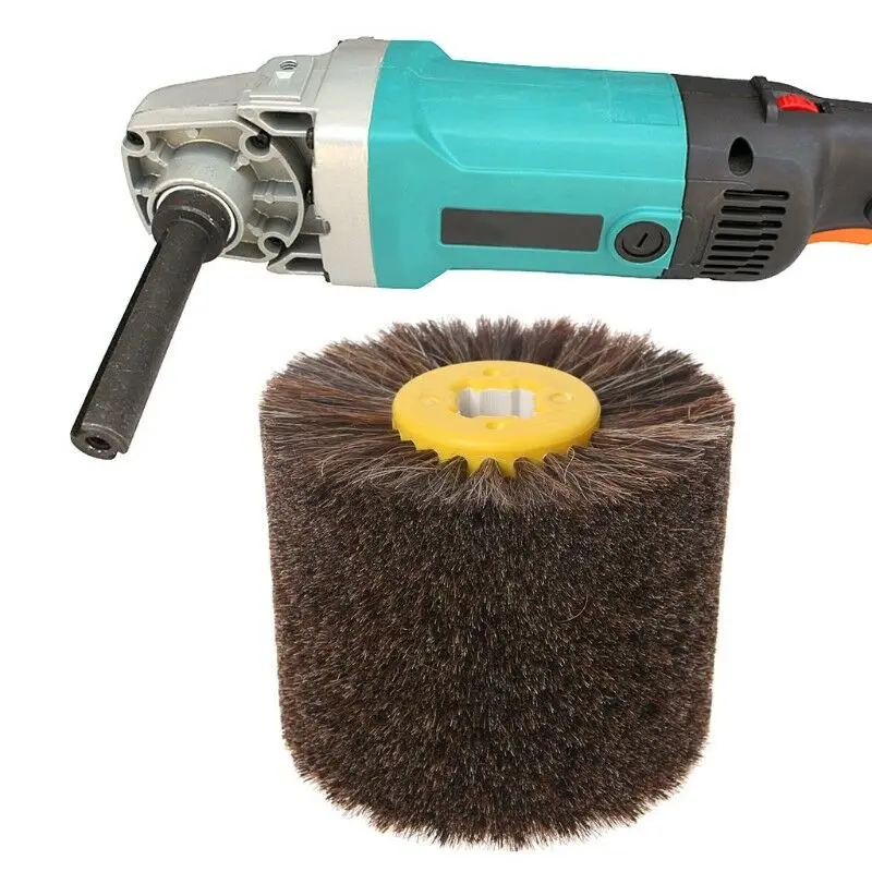 Deburring Grinding Wheel Horsehair Round Head Polishing Buffing Woodwork