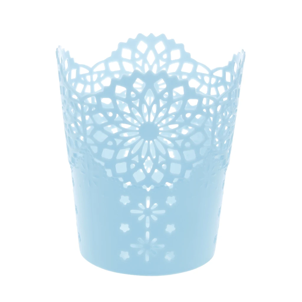 

Hollow Flower Brush Storage Pen Pencil Pot Holder Container Desk Organizer Gift