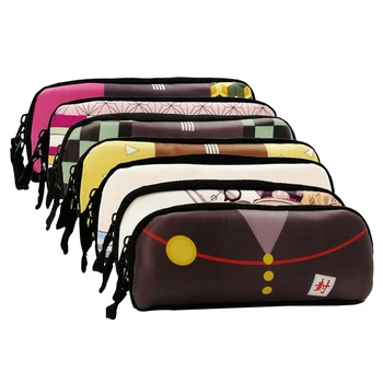 

Anime Demon Slayer Kimetsu No Yaiba PU Purse Pencil Case Zipper Makeup Bag Pen Stationery Bag