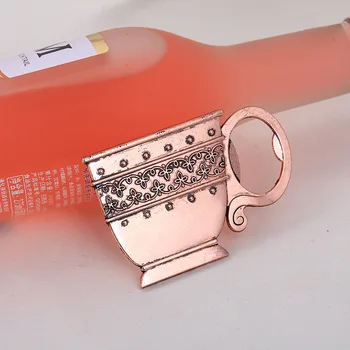

Vintage Style Coffee Cup Shaped Bottle Opener In Gift Box For Bridal Showers And Any Party