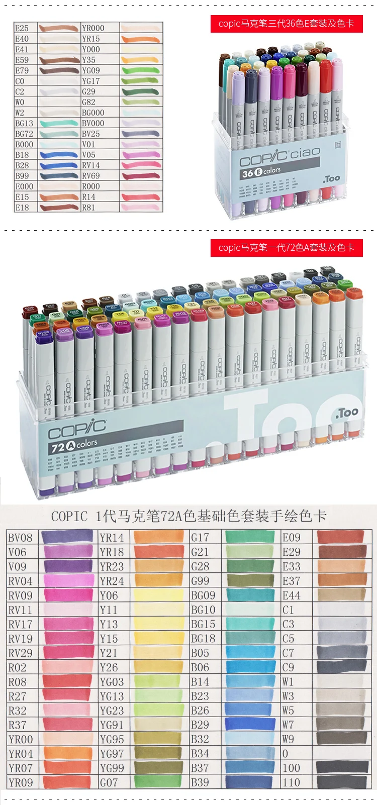 108 Pack Art Markers, 107 Coloring Markers and 1 Blender, Alcohol Base —  CHIMIYA