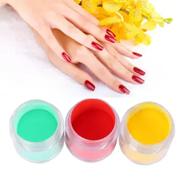 

18pcs Nail Art Tool Kit Acrylic UV Powder Dust Gem Polish Nail Tools Acrylic Glitter Powder Builder Nail Art Set Personal Nail D