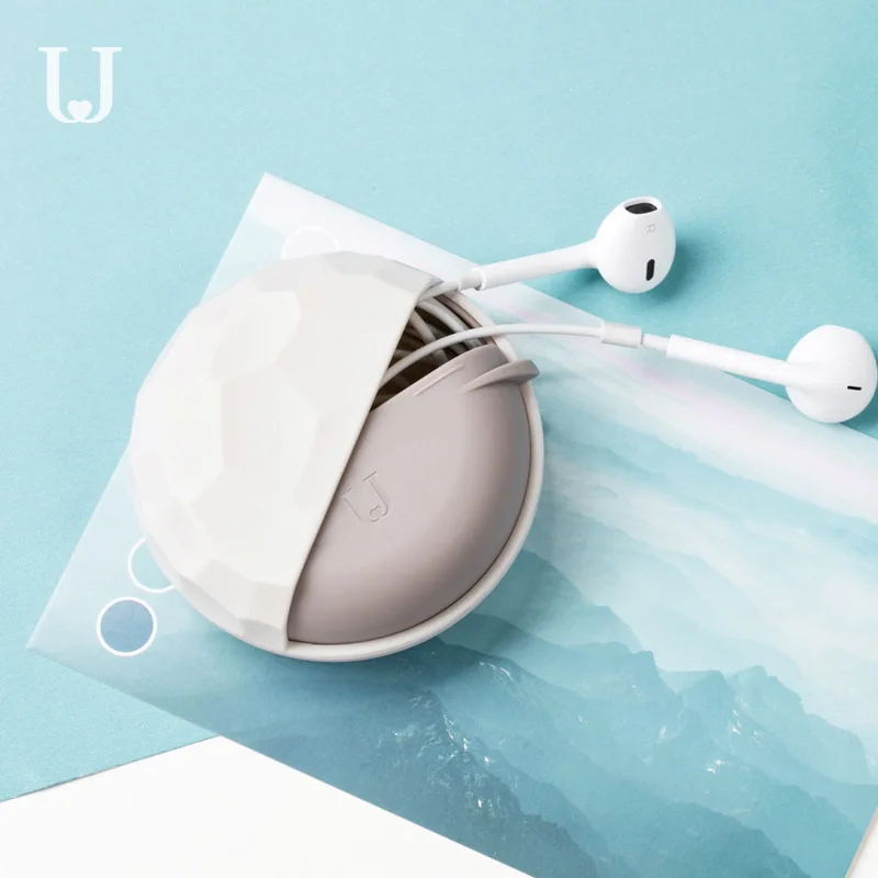 

1pc Youpin Jordan&Judy Multifunctional Portable Storage Box for Data Line Headphone Cord Ring Bracelet Reader Storage Box