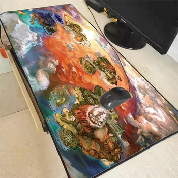 

ZSUXTC Colorful Map MousePad Large Locking Edge Speed Gamer Gaming Mouse Pad for CSGO Dota Laptop Notebook Mat 30X60/40X90CM