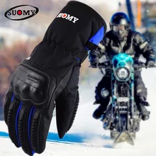 Новые зимние Мотоциклетные Перчатки Водонепроницаемые с сенсорным экраном теплые электрические велосипедные перчатки для мотогонок защитные Guantes Moto Luvas