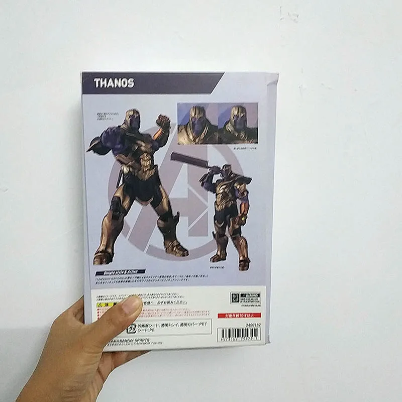 18 см SHF Thanos чудный Фильм Мстители 4 эндигра фигурка модель игрушки кукла для подарка