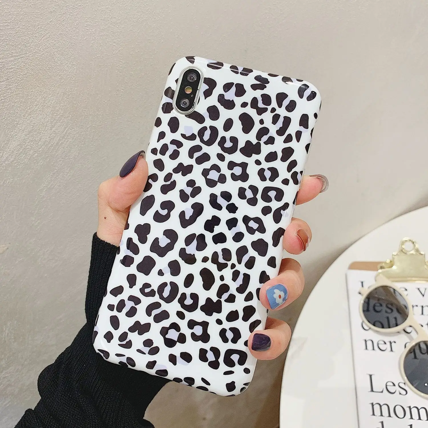 VOZRO Han Feng Lovely Leopard Print For Iphone8 6 6s Case For Iphone 7 8 Plus 2