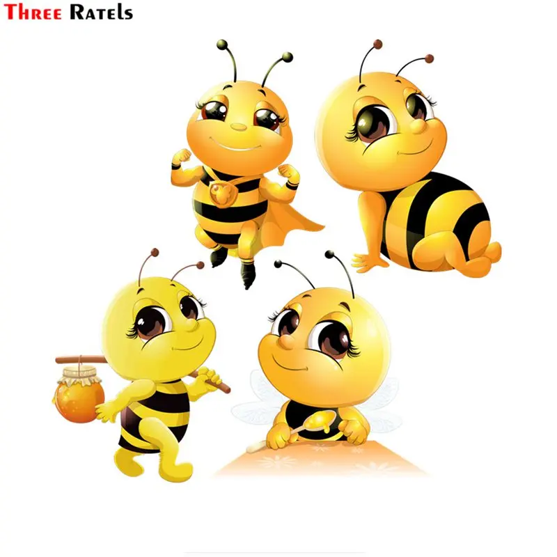 Три ratels FTC 665 # из мультфильма Красивые Прекрасный медоносной пчелы стены спальни