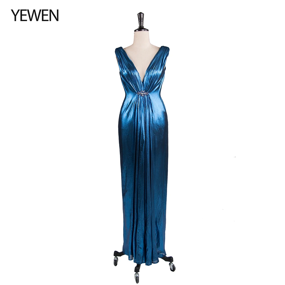 

V-Neck Sleeveless prom dresses 2020 dresses prom long elegant Ankle-Length formal evening party dress vestidos de fiesta