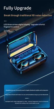 

Bluetooth 5.0 Earphones HIFI Mini In-ear Sports Running Headset 1200mAh Charging Box For Android Apple IPhone Xiaomi