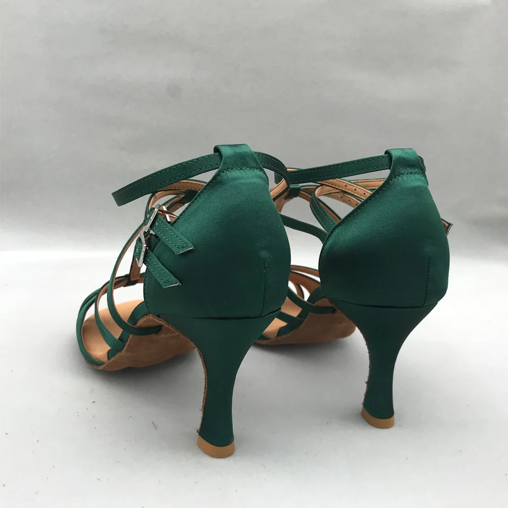 8.5cm heel Latin Dance Shoes For women Salsa shoes pratice shoes comfortable latin MS6232DGS low heel high available