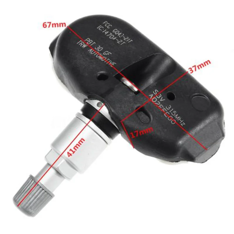 Датчик давления в шинах TPMS подходит для MDX RL TL Odyssey Ridgeline#06421-S3V-A04