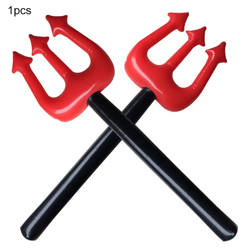 

Rimi Hanger Children Inflatable Devil Fork Satan Trident Toy Kids Halloween Party Accessory