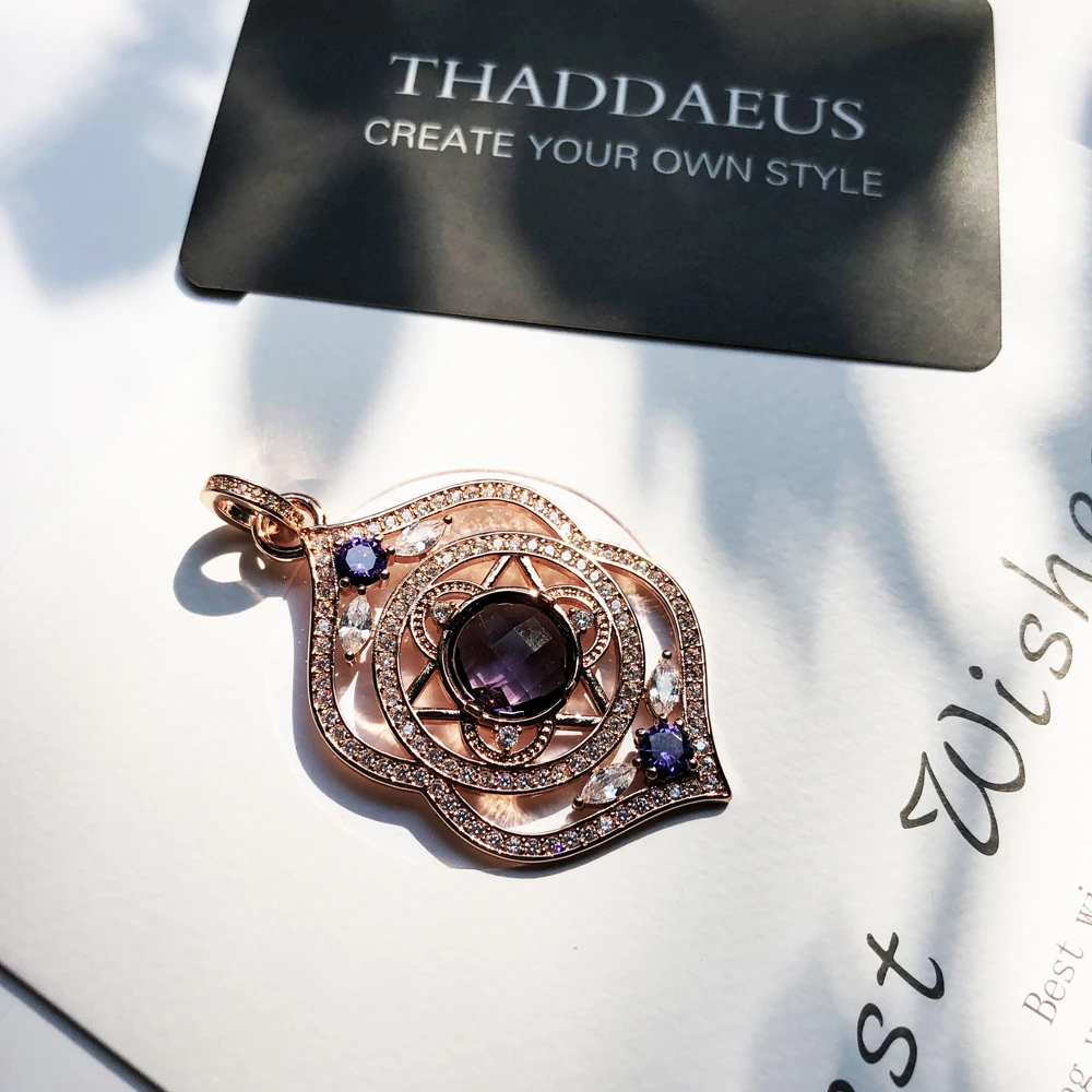 Pendant THIRD-EYE CHAKRA,2019 Brand Fashion Trendy Jewelry Europe Bijoux Rose Gold Color 925 Sterling Silver Gift For Woman - Image 4