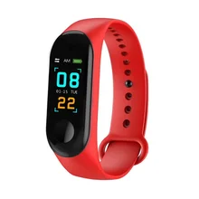 

Smart bracelet Bluetooth sports heart rate oximetry step M3 smart bracelet Watch wristband men's and women's wristbands iOS