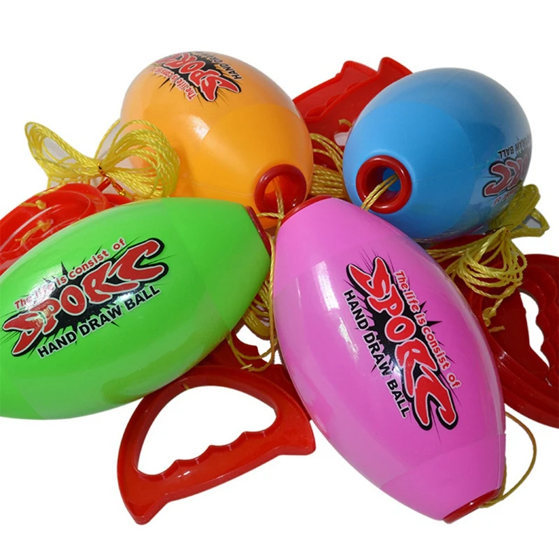 Greatest  Hand Draw Ball Jumbo Speed Balls Through Pulling The Ball Outdoor Games Toy For Children Kid Toys O
