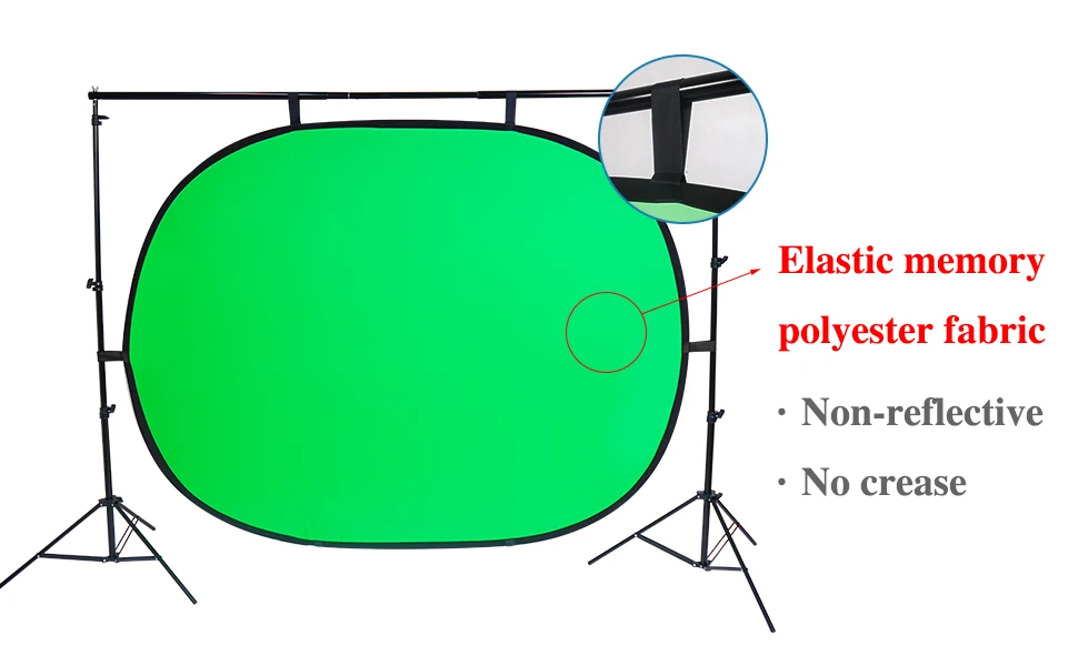 150x200 см студийный складной фон для фотосъемки двусторонний фон Chromakey синий зеленый с сумкой для переноски для DSLR фото видео