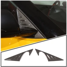 

Stainless Steel Car Exterior Side Rearview Mirror Triangle Plate Trim Cover For Toyota GR Supra A90 2019-2022 Auto Accessories