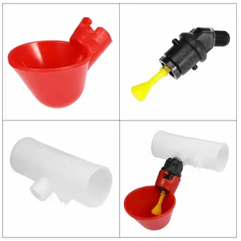 

4pcs Plastic Automatic Water Drinking Container Fountain Chicken Hen Accessories