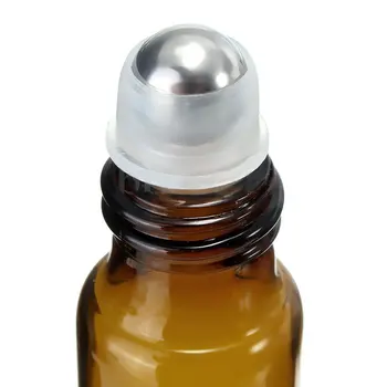 

10Pc 3/5/10ml Essential Oil Ball Bottle Roll Bead Glass Bottles Rollerball Eye Cream Bottle Deodorant Body Lotion Ball Bottle