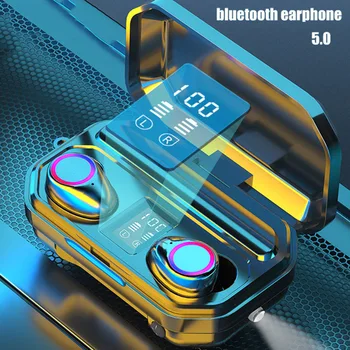 

Stereo Sport Wireless bluetooth headset Noise cancelling 5.0 bluetooth headset Earphone Waterproof headphones bluetooth Wireless