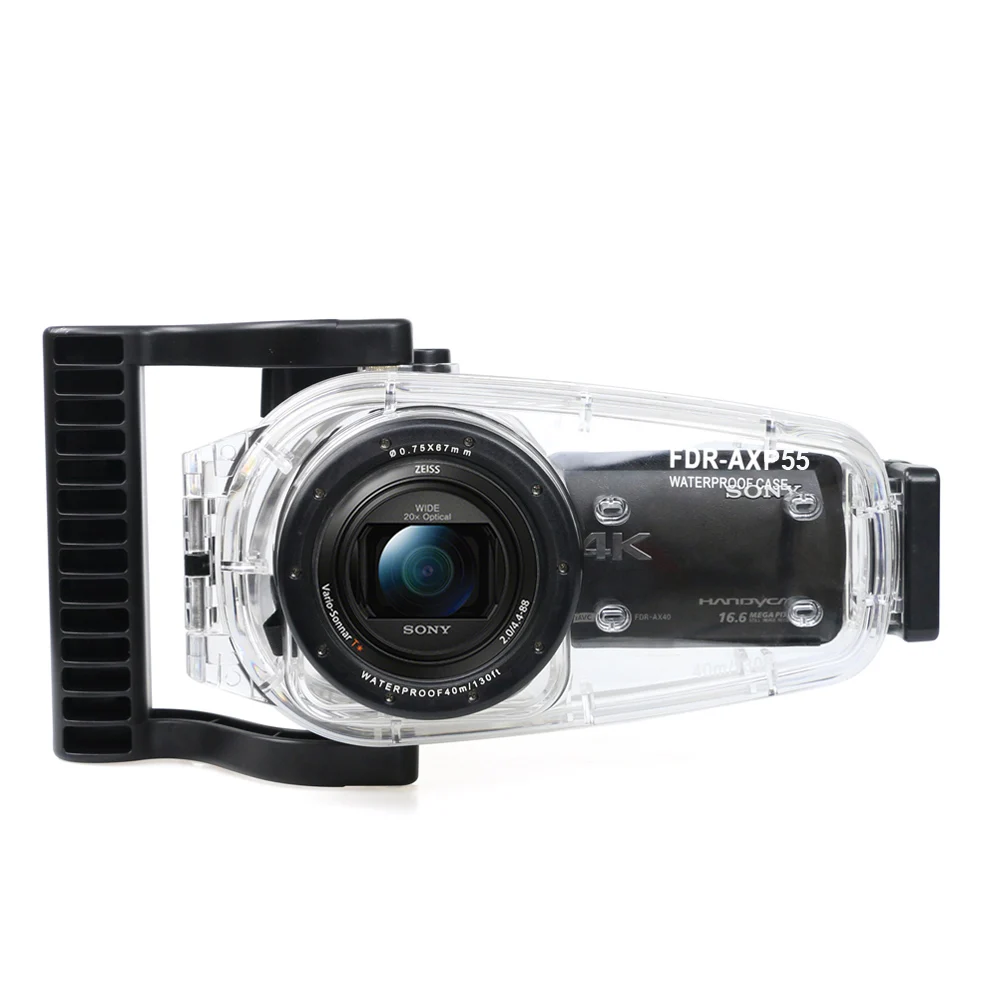 40 м/130 футов для Sony FDR AX30/ AX40/FDR AXP55 Новинка чехол подводной видеокамеры 1