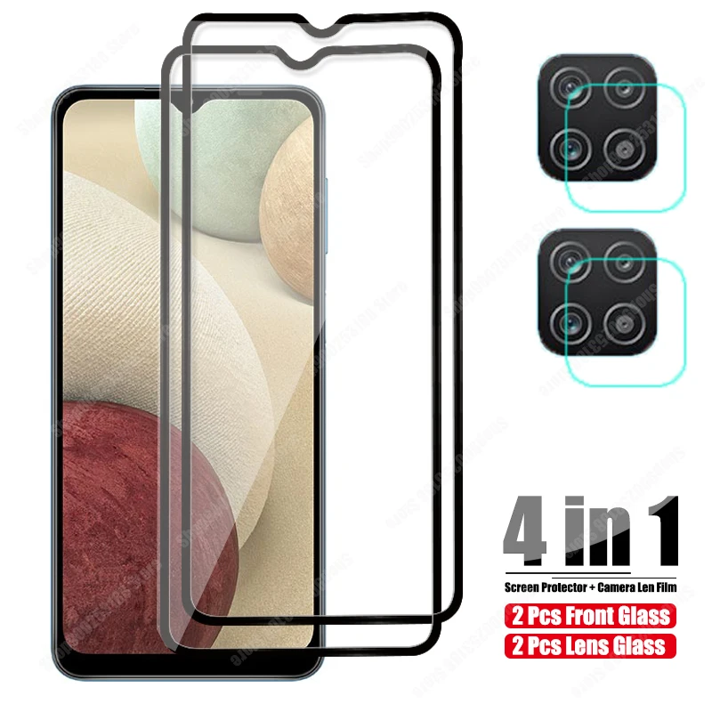 Camera Glass For Samsung Galaxy A12 Protective Nacho Screen Protector On Samsun A 12 Lens Protection Film | Мобильные телефоны и