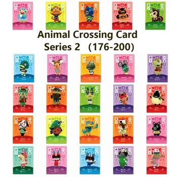 

Series 2 (176 to 200) Animal Crossing Card Amiibo locks nfc Card Work for NS Games Series 2 (176 to 200 ）